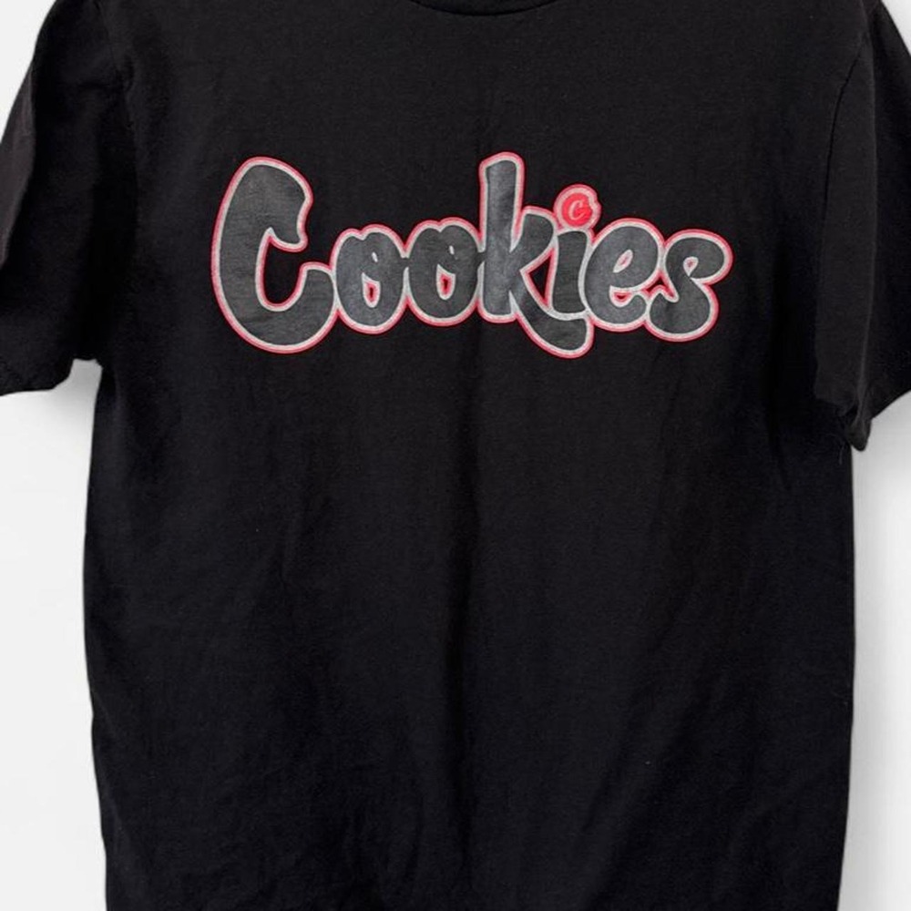 Cookies skater streetwear black cotton t-shirt Excellent M